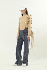 CHEN SUEDE TROUSER